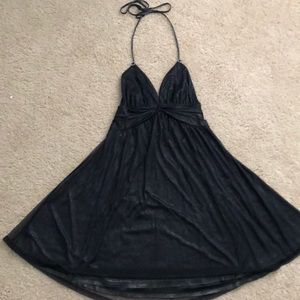 Metallic cocktail dress